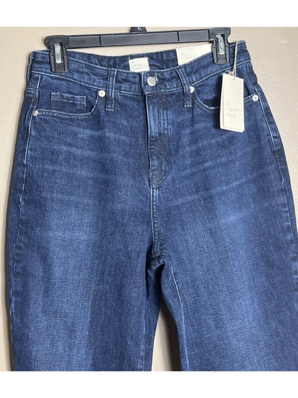 NWT A New Day Jeans Blue High Rise Bootcut Straight Crop Curvy Basic Wom 6/28R - Picture 4 of 8